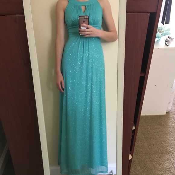 Teal evening gown💍 - Picture 4 of 8